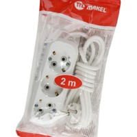 Удлинитель сетевой 3х2м с/з 16А IP20 Makel MGP132