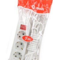 Удлинитель сетевой 3х3м с/з 16А IP20 с выкл. Makel MGP213
