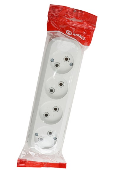 Колодка удлинителя 4-м б/з Makel MGP141