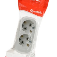 Колодка удлинителя 2-м с/з Makel MGP111