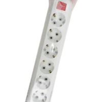 Колодка удлинителя 6-м с/з с выкл. Makel MGP231