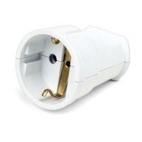 Розетка переносная с/з бел. Makel 10003