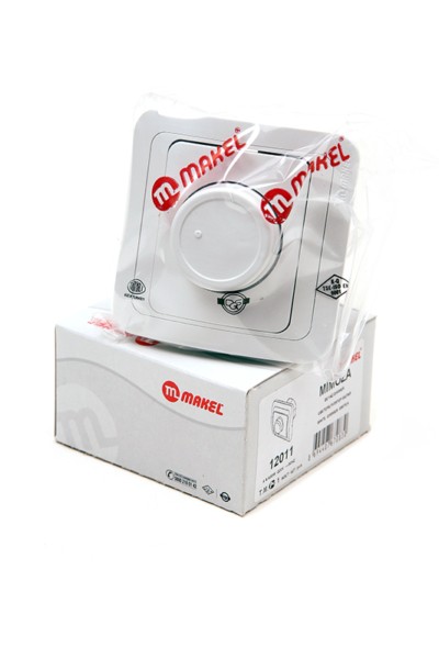 Диммер СЭПп 600Вт Mimoza бел/бел. Makel 12011