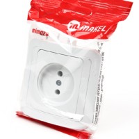 Розетка 1-м СП Mimoza 16А IP20 бел./бел. Makel 12022