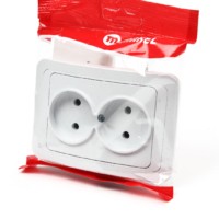 Розетка 2-м СП Mimoza 16А IP20 бел./бел. Makel 12017