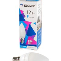 Лампа СДЛ CN 12Вт 4500К E14 1070Лм 174-265В Космос LkecLED12wCNE1445