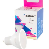 Лампа СДЛ JCDR 12Вт 3000К GU5.3 1070Лм 174-265В Космос LkecLED12wJCDRC30