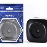 Розетка телевизионная TV 1-м ОП Frea IP20 АБС-пластик карбон Tokov Electric TKE-FR-A1C-C14