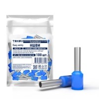 Наконечник штыревой втулочный изолированный НШВИ 2.5-8 Tokov Electric TKE-NSVI-2.5-8-C08/100