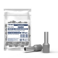 Наконечник штыревой втулочный изолированный НШВИ 4.0-9 Tokov Electric TKE-NSVI-4.0-9-C06/100