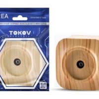 Розетка телевизионная TV 1-м ОП Frea IP20 АБС-пластик сосна Tokov Electric TKE-FR-A1C-C25