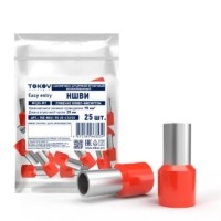 Наконечник штыревой втулочный изолированный НШВИ 95-25 Tokov Electric TKE-NSVI-95-25-C13/25