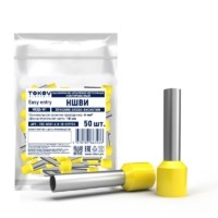 Наконечник штыревой втулочный изолированный НШВИ 6.0-18 Tokov Electric TKE-NSVI-6.0-18-C07/50