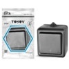 Переключатель 1-кл. ОП Dita IP54 10А 250В карбон Tokov Electric TKL-DT-P1-C14-IP54