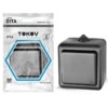Выключатель 1-кл. ОП Dita IP54 10А 250В карбон Tokov Electric TKL-DT-V1-C14-IP54