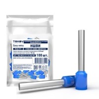 Наконечник штыревой втулочный изолированный НШВИ 2.5-18 Tokov Electric TKE-NSVI-2.5-18-C08/100