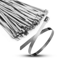 Хомут кабельный 4.6х100 сталь AISI 304 (уп.100шт) Tokov Electric TKE-HM304-4.6-100-N/100