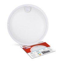 Светильник светодиодный герметичный СПП ИД-1065-КРУГ 10Вт 6500К 900лм IP65 140мм с инфракрасным датчиком IN HOME 4690612044040