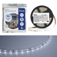 Лента светодиодная Feron LS604 60SMD(2835)/м 4.8Вт/м 1м IP65 12V 6500К