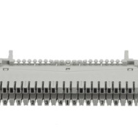 Плинт LSA Profil неразмыкаемый ABS 10 пар медные контакты универсальный нумерация (0-9) серый Netko Optima