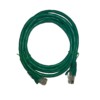 Патч-корд UTP4 cat 5e 2,0м ВС LSZH зеленый литой коннектор Technolink
