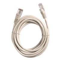 Патч-корд “C” UTP4 cat.5е 3.0м CCA LSZH серый литой коннектор Technolink