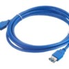 Кабель шт.USB A- гн.USB A 3.0 (3м) синий Netko Optima