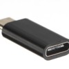 Переходник гнездо Type-C - штекер micro USB Netko черный