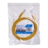 Патч-корд UTP4 cat 5e 1,5м ВС LSZH желтый литой коннектор Technolink