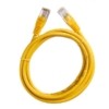 Патч-корд UTP4 cat 5e 1,5м ВС LSZH желтый литой коннектор Technolink