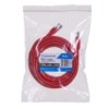 Патч-корд UTP4 cat 5e 5,0м ВС LSZH красный литой коннектор Technolink