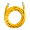 Патч-корд UTP4 cat 5e 5,0м ВС LSZH желтый литой коннектор Technolink
