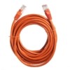 Патч-корд UTP4 cat 5e 5,0м ВС LSZH оранжевый литой коннектор Technolink