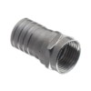 Штекер F (гайка) на RG-6/SAT-703 (медь) без пина обжимной/100 шт (F660) Netko Optima