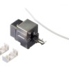 Модуль Keystone экранированный, RJ45, cat.5e, 90°, 110/Krone тип, под инструмент, KE, металлик, Netko Expert CKC
