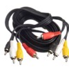 Шнур аудио-видео: 4RCA-4RCA ( длина 3 м литой) блистер Netko