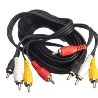 Шнур аудио-видео: 4RCA-4RCA ( длина 3 м литой) блистер Netko