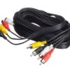 Шнур аудио-видео: 4RCA-4RCA (длина 5 м литой) блистер Netko