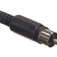 Штекер RCA черный Netko Optima