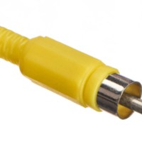 Штекер RCA желтый Netko Optima