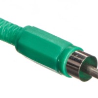 Штекер RCA зеленый Netko Optima