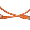 Патч-корд UTP4 cat 5e 0,5м ВС LSZH оранжевый литой коннектор Technolink