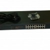 NS1016GU18P Коммутатор 19" 18 портовый 16 1Gbit  портов 2 комбинированных порта 1000Base-T/SFP слот металлический корпус черный Netko