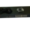NS1016GU18P Коммутатор 19" 18 портовый 16 1Gbit  портов 2 комбинированных порта 1000Base-T/SFP слот металлический корпус черный Netko