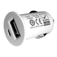 Автомобильное зарядное устройство USB, 1 порт, 5В, выходная сила тока 1А, 44*25мм, белый, модель СС310W, блистер, Netko