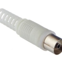 Гнездо ТВ белый, Netko Optima