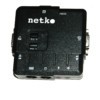 NCS-21CA KVM Переключатель Netko настольный 2 порта PS2+аудио в комплекте: 2 кабеля 1.8м (NLСVPA18) черный
