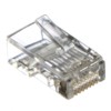 Коннектор RJ45 (8p8c) cat.5е для одножильного и многожильного кабеля (нож с 2-мя зубцами) 100шт Netko Optima