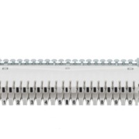 Плинт ТК размык. ABS 10 пар медь нумерация (1-0) бело-серый Netko Optima