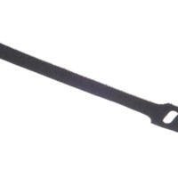 Стяжка-липучка многоразовая 150*12 /10 шт (черная) Netko Optima